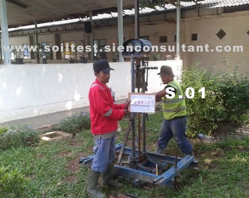 Soil Test ( Sondir-CPT) - Pabrik PT Indopercelain Serang